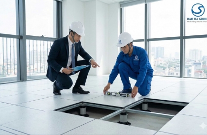 Quy Trình & Biện Pháp Thi Công Sàn Nâng Kỹ Thuật HPL Chuẩn ISO Cho Data Center (2025)